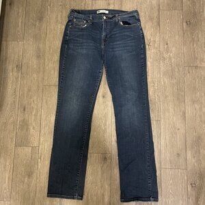 Levis 505 Straight Leg Jeans Size 14 L